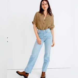 Madewell The Perfect Vintage Straight Jean in Springwood Wash Size:26